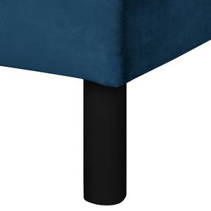 Canapé d’angle Corndale Velours - Bleu marine