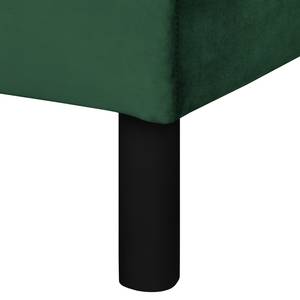 Canapé d’angle Corndale Velours - Vert foncé