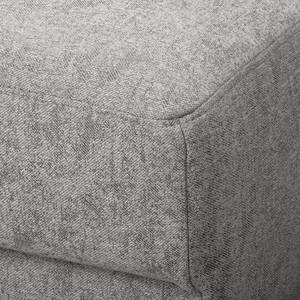 Canapé panoramique Gellik Tissu - Gris clair - Méridienne courte à gauche / longue à droite (vue de face)