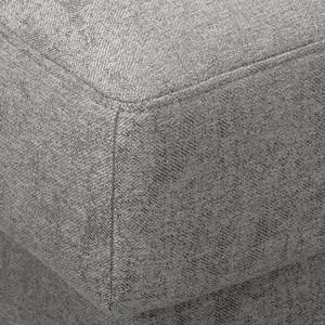 Canapé panoramique Gellik Tissu - Gris clair - Méridienne courte à droite / longue à gauche (vue de face)