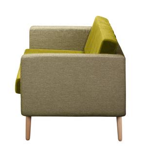 Ensemble de canapés Croom I (3-2) Microfibre - Tissu Fida / Velours Freda: Beige vert / Vert olive