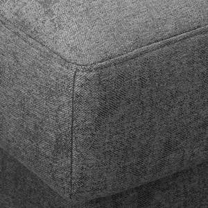 Canapé panoramique Gellik Tissu - Gris - Méridienne courte à gauche / longue à droite (vue de face)