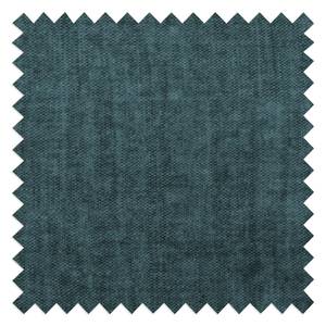 Ecksofa Mazy Microfaser - Jeansblau - Longchair davorstehend rechts
