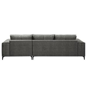 Ecksofa Mazy Microfaser - Fango - Longchair davorstehend rechts