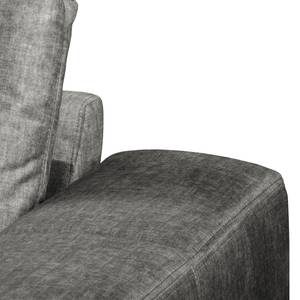 Hoekbank Mazy Microvezel - Fango - Longchair vooraanzicht links