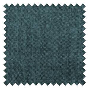 Ecksofa Mazy Microfaser - Jeansblau - Longchair davorstehend links