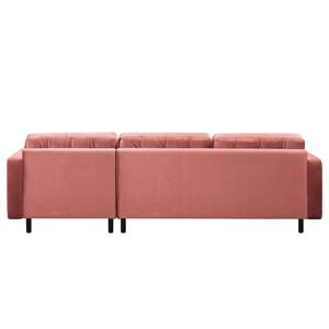 Ecksofa Corndale Samt - Altrosa