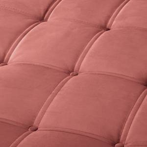 Canapé d’angle Corndale Velours - Rose vieilli