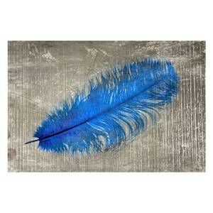 Tableau déco Feather In Blue Multicolore