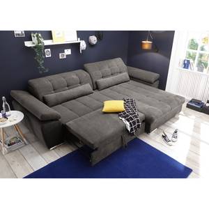 Ecksofa Lilyfield Microfaser - Microfaser Ranu: Steingrau