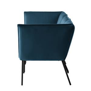 Sofa Dorado (3-Sitzer) Samt - Marineblau