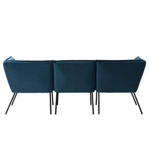 Sofa Dorado (3-Sitzer) Samt - Marineblau