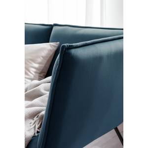 Sofa Dorado (3-Sitzer) Samt - Marineblau