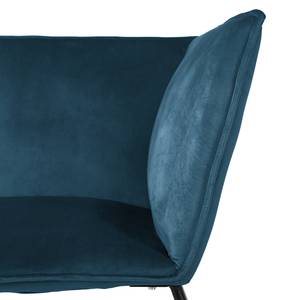 Sofa Dorado (3-Sitzer) Samt - Marineblau