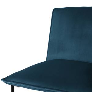 Sofa Dorado (3-Sitzer) Samt - Marineblau