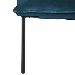 Sofa Dorado (3-Sitzer) Samt - Marineblau