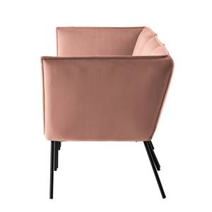 Sofa Dorado (3-Sitzer) Samt - Altrosa