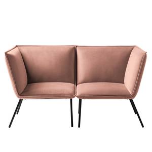 Sofa Dorado (2-Sitzer) Samt - Altrosa