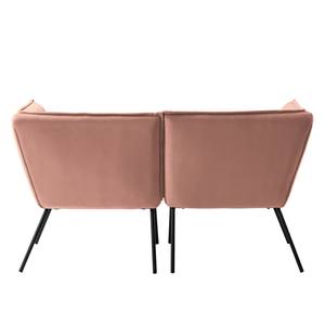 Sofa Dorado (2-Sitzer) Samt - Altrosa