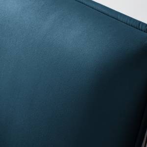 Ecksofa Dorado Samt - Marineblau