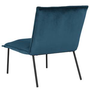 Hoekbank Dorado fluweel - Marineblauw