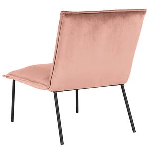 Ecksofa Dorado Samt - Altrosa