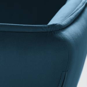 Ecksofa Dorado II Samt - Marineblau