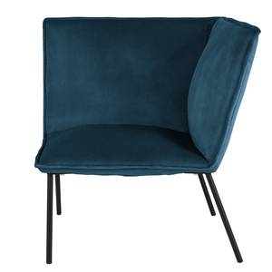 Ecksofa Dorado II Samt - Marineblau