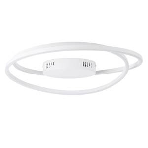 LED-Deckenleuchte Barrie Acrylglas / Stahl - 1-flammig - Weiß