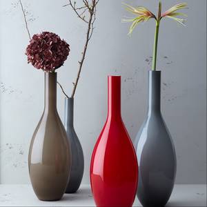 Vase Beauty II Verre - Gris