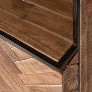 Barkast Parquet Massief acaciahout/ijzer - acaciahout/zwart