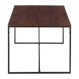 Eettafel Woodson Massief acaciahout/ijzer - Bruin acaciahout - Breedte: 180 cm