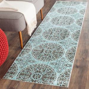 Tapis de cuisine Kitchen Cutlery Tissu - Turquoise / Marron