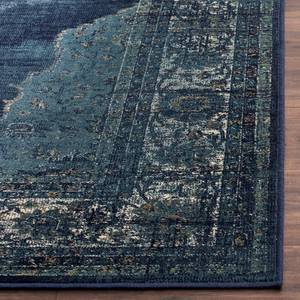 Tapis Sibyla Tissu - Bleu / Vert bouteille - 160 x 230 cm