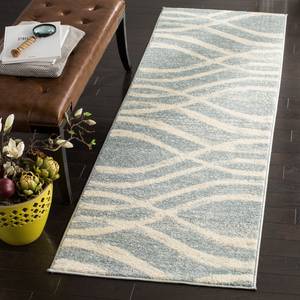 Tapis de couloir Shea Tissu - Gris menthe