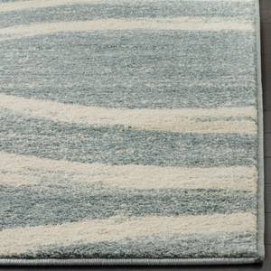 Laagpolig vloerkleed Shea Geweven stof - Mintgrijs - 200 x 300 cm