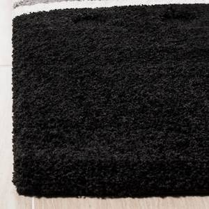 Hoogpolig vloerkleed Lucie Geweven stof - zwart/wit - 304 x 243 cm