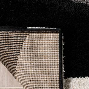 Hoogpolig vloerkleed Bonita Geweven stof - grijs/donkergroen - 120 x 180 cm