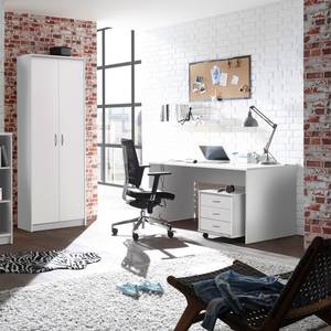 Bureau Longfaye Blanc - Largeur : 150 cm