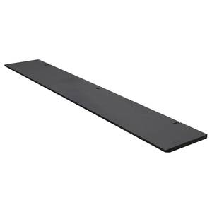 Plank Lautaro gefineerd eikenhout - Eikenhout zwart - Hoogte: 158 cm