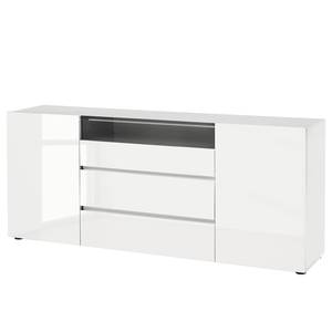 Sideboard Mavie hoogglans wit/zwart