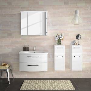 Meuble avec vasque 4010 I Blanc brillant / Blanc mat