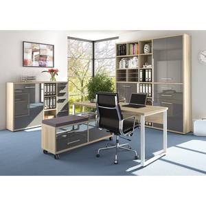 Bureau Set Plus Wit/eikenhouten look