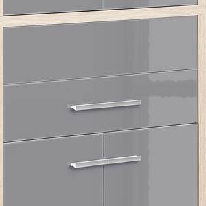 Aktenschrank Set Plus IV Farbe - Grau / Eiche Dekor