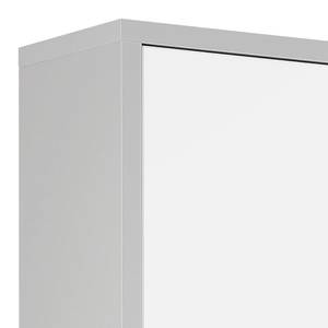 Armoire de bureau Set Plus V Blanc / Gris platine