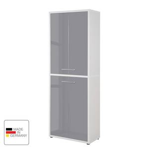 Armoire de bureau Set Plus III Gris / Gris platine