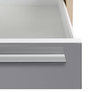 Aktenschrank Set Plus II Farbe - Grau / Eiche Dekor