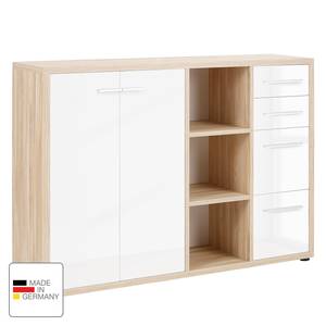 Armoire de bureau Set Plus II Blanc / Imitation chêne