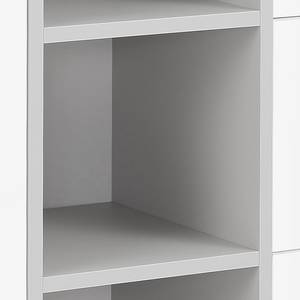 Armoire de bureau Set Plus II Blanc / Gris platine