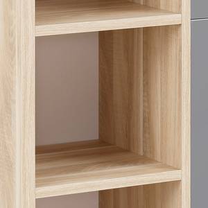 Aktenschrank Set Plus I Farbe - Grau / Eiche Dekor